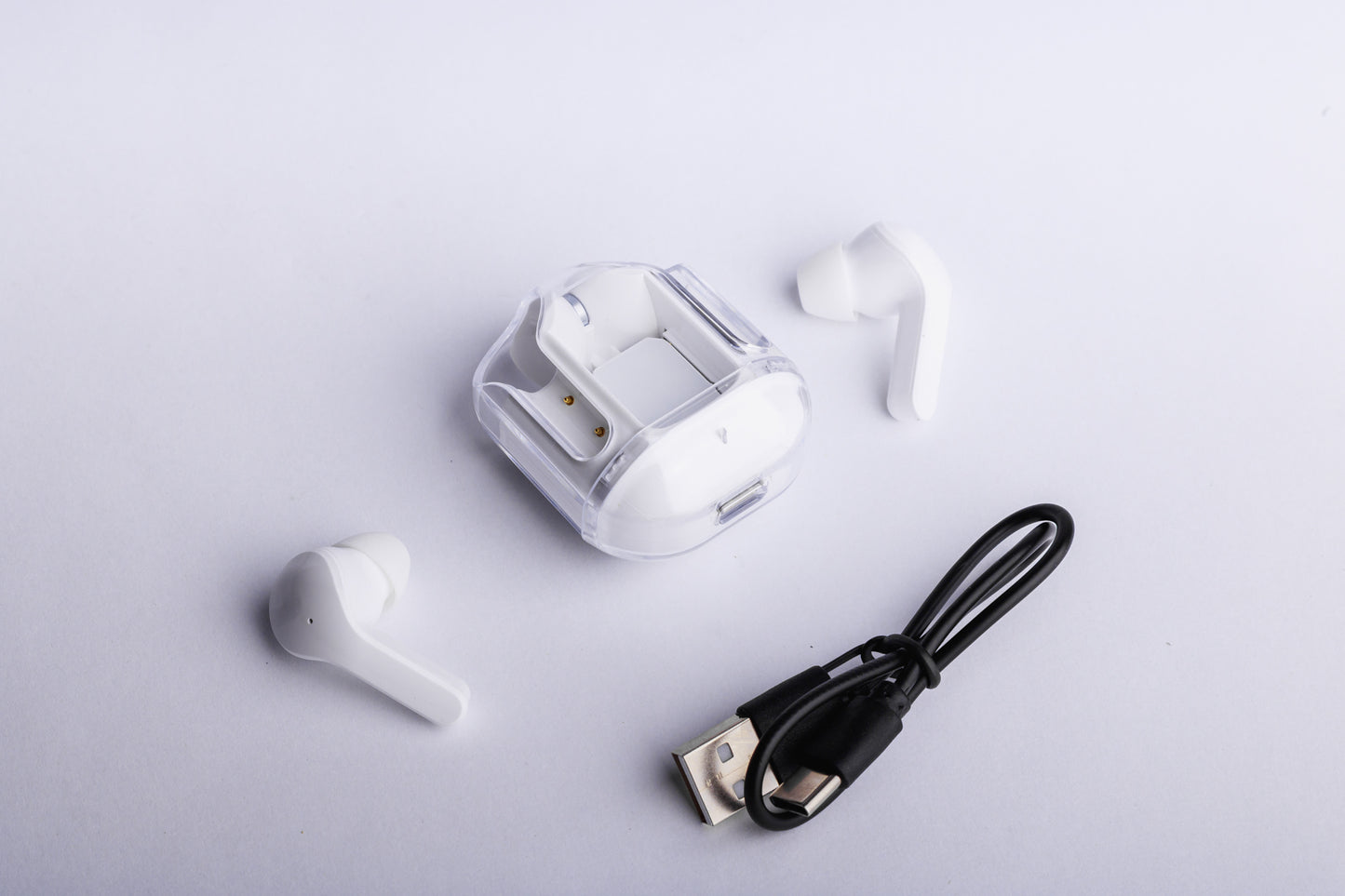 Volkano Crystaline Series Earphones-White, Hardbox