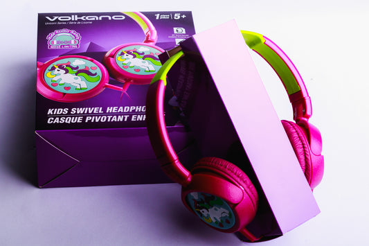 Volkano Kids Swivel Headphones Unicorn Series-Wired