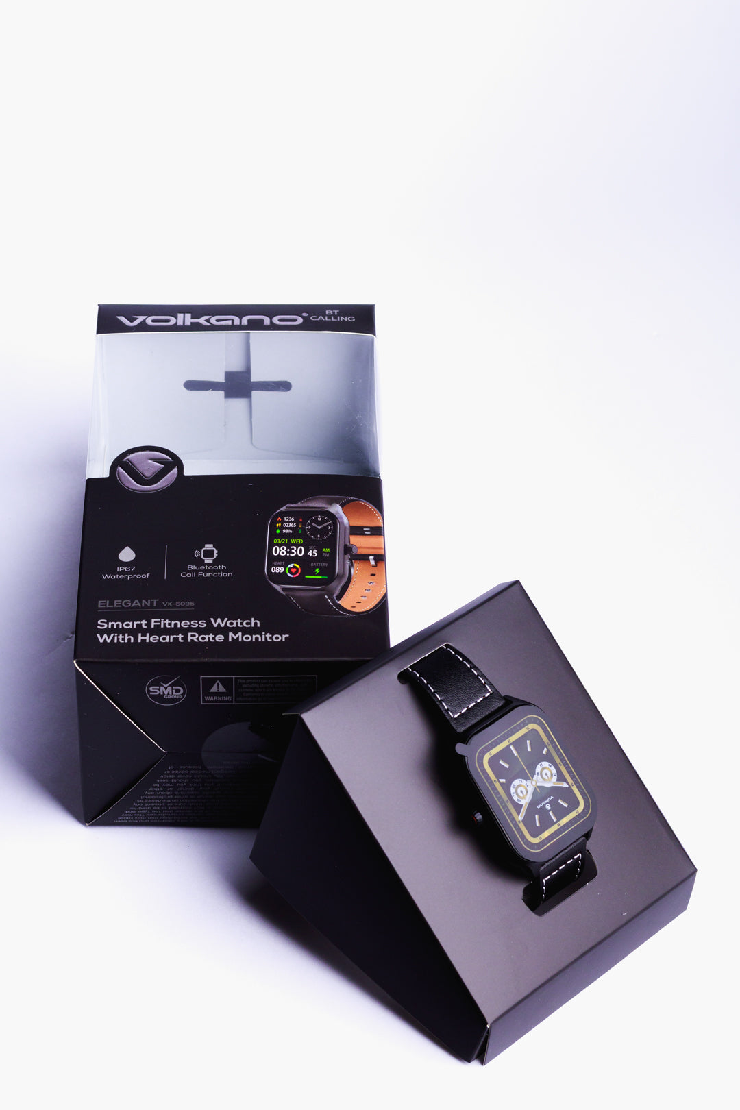 Volkano Elegant Series Multi-Functional Smart Watch-Black