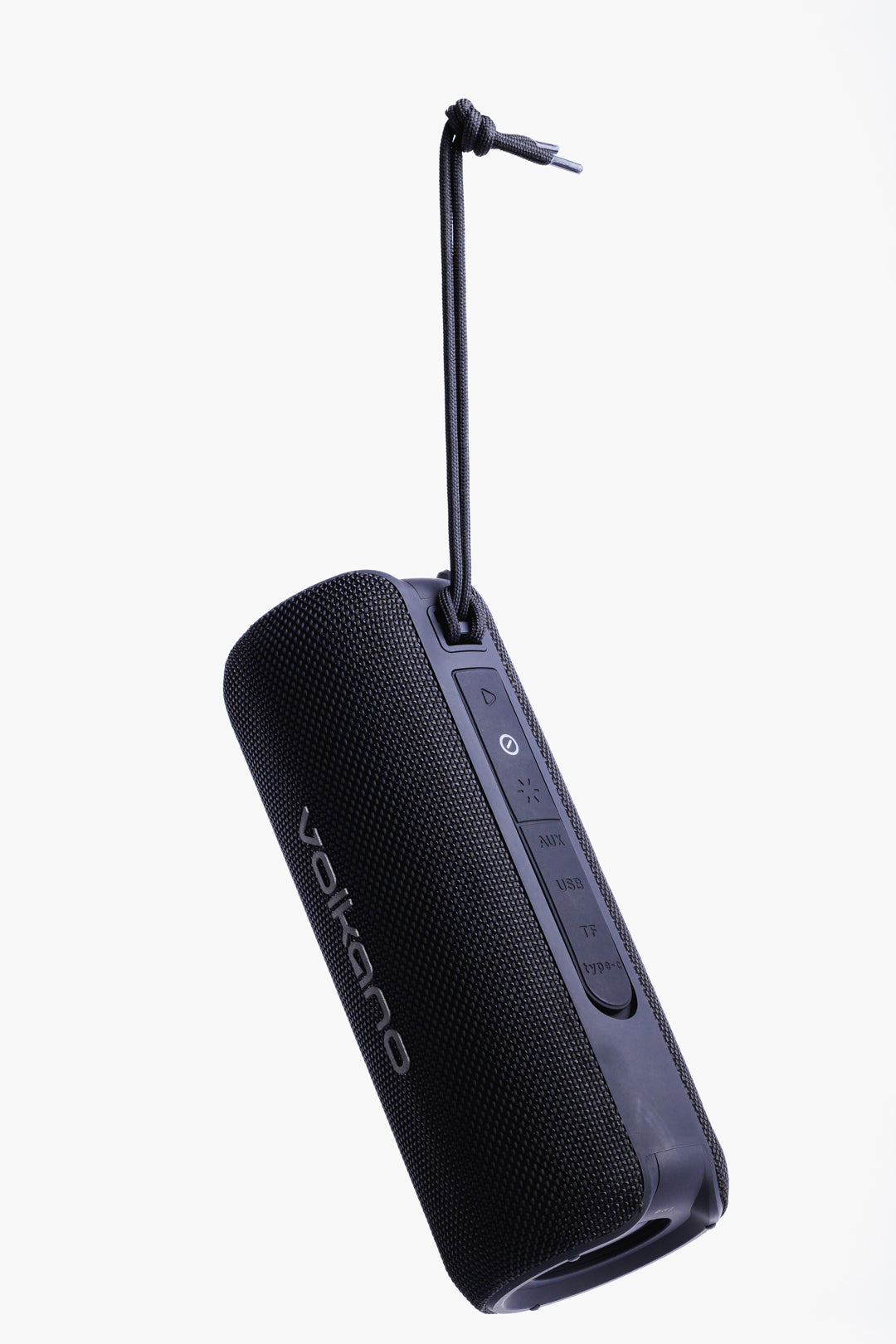 Volkano Rave Series Portable Bluetooth Speaker  - Black / Grey buttons