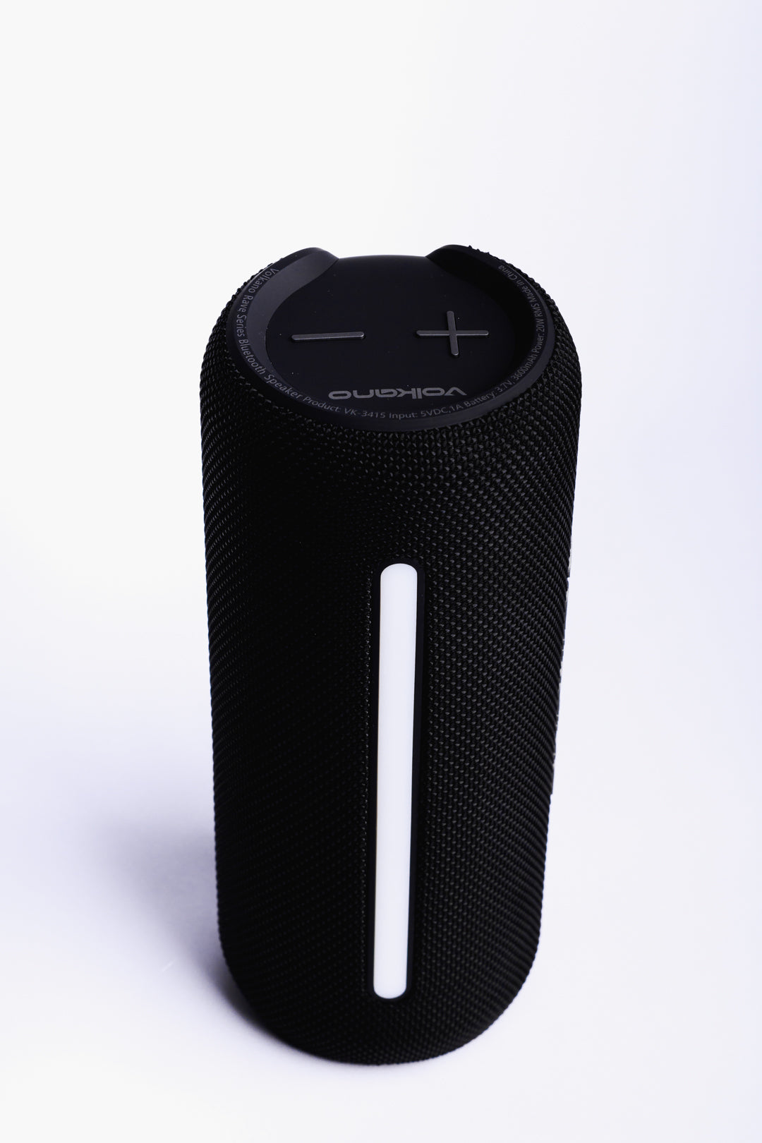 Volkano Rave Series Portable Bluetooth Speaker  - Black / Grey buttons
